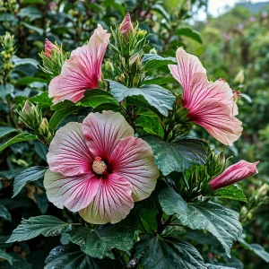 Гибискус Иден Бьюти купить по цене от 460р. в интернет-магазине «Посадика» с доставкой почтой в в Нижний Ломове и по всей России – [изображение №1].