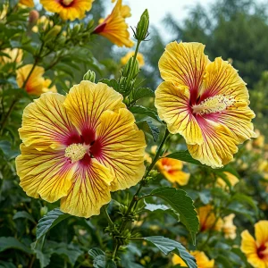 Гибискус Свит Соната купить по цене от 249р. в интернет-магазине «Посадика» с доставкой почтой в в Нижний Ломове и по всей России – [изображение №1].