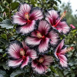 Гибискус садовый Самер Бридж купить по цене от 306р. в интернет-магазине «Посадика» с доставкой почтой в в Нижний Ломове и по всей России – [изображение №1].