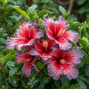 Гибискус Кримсон Флейм купить по цене от 479р. в интернет-магазине «Посадика» с доставкой почтой в в Нижний Ломове и по всей России – [изображение №1].